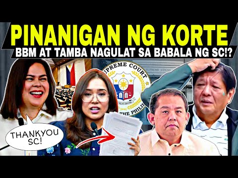 VIRAL: SUPREME C0URT KUMILOS NA!? VP SARA IMPEACHEMENT PBBM TAMBA ESCUDERO NATAK0T SA KORTE!?