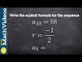 Understanding Explicit Formulas in Sequences