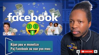 Facebook se platfòm ki pi fasil pou w fè kòb nan moman. @HAITIANPOWER89 