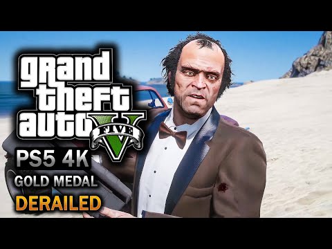 GTA 5 PS5 - Mission #45 - Derailed [Gold Medal Guide - 4K 60fps] #gta #gta5 #gaming #gta6 #ps5