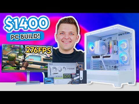 Best $1400 Gaming PC Build 2025! 👑 [Full 1440p Build Guide w/ Benchmarks]