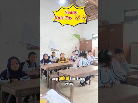 YEAY KUIS TAS 🥳😍#schoollife #shorts #shortsviral #shortsvideo