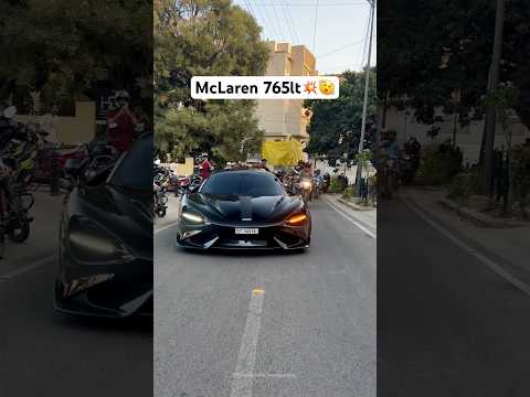McLaren 765lt From Dubai in Bangalore 🇮🇳 #supercars #dubai #bangalore