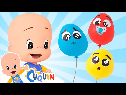 Rojo, azul y amarillo los globitos bebé | Cleo & Cuquín | Educación