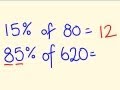 Calculating Percentages and Their Applications