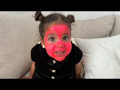 Le masque rose 🤒Amira has pimples on her face