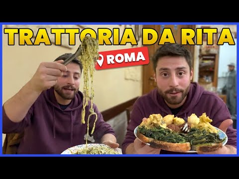 La TRATTORIA più ROMANA di ROMA | Trattoria da Rita | PRATTQUELLO