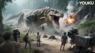 🎬🏔️🦎Film Crew Triggers Landslide—Awakens GIANT LIZARD! | Varanus Priscus | YOUKU MONSTER MOVIE