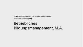 Betriebliches Bildungsmanagement (berufsbegleitend), Master | HSBI