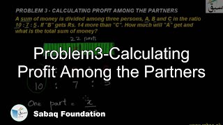 Problem3-Calculating Profit Among the Partners