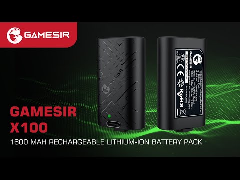 Bateria Recarregável de Íons de Lítio GameSir X100 de 1600mAh Para Controle Xbox One / Series X / S