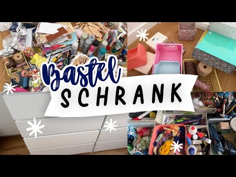 Ordnung & Organisation von DIY-Material und Werkzeug im Bastelschrank | TRYTRYTRY