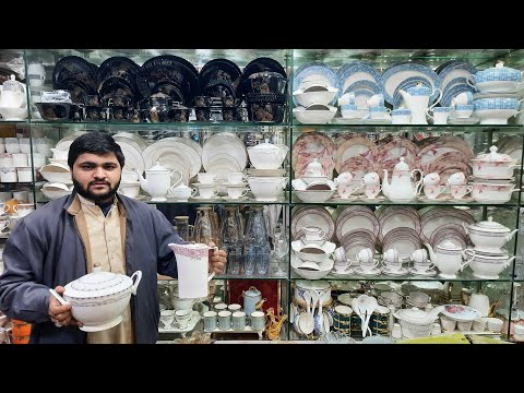 Bone China Kitchen Set | Pathar Plastic Dinner Set | Imported Kitchen Crockery