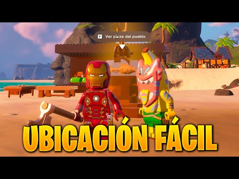 UBICACION COMO ENCONTRAR PUEBLO BANANA LEGO FORTNITE   MEJORA UN PUBLO BANANA AL NIVEL 2