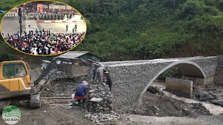 Cầu Cáng Dào (T 83)|Xuống thủ đô xem duyệt binh đông vui quá về bản xây cánh gà số 2 gần xong rồi