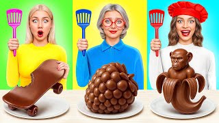 Eu vs Minha Vó No Desafio De Culinária | Truques Engraçados Com Comida por Multi DO Challenge