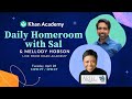 Khan Academy Live Stream with Melody Hobson