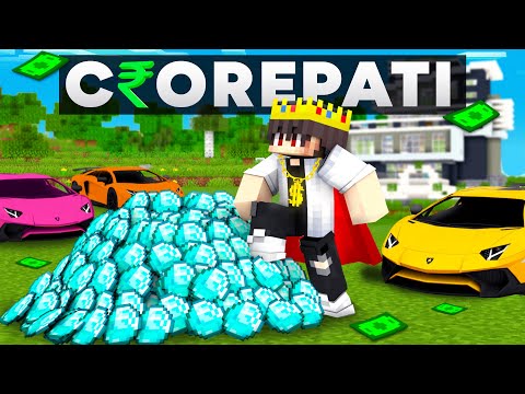 How I Became CROREPATI in this Minecraft Server!
