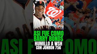 Barry Bonds conecta el cuadrangular no. 756 que lo coloca como Líder en MLB #fernandotatisjr #mlb