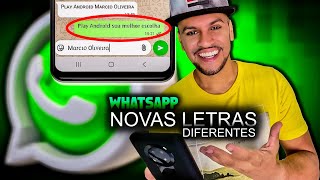 😱 TRUQUE MAIS LEGAL DO WHATSAPP! NOVAS LETRAS DIFERENTES DO WHATSAPP - SURPREENDA SEUS AMIGOS