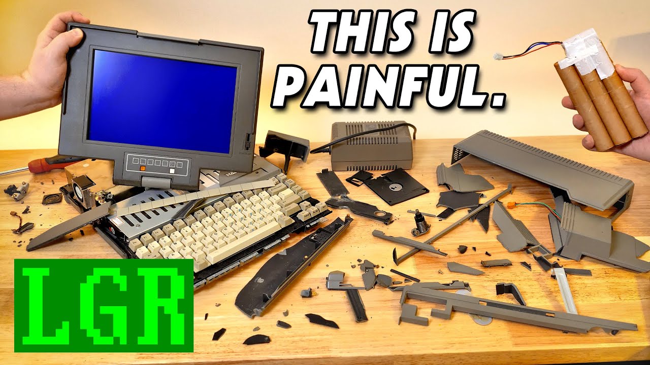 History Destroyed in Shipping: Can we save a 1989 HALiKAN laptop