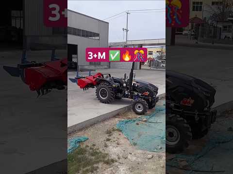 "Black 904 Greenhouse King mini Tractor  crawler rotary tiller" #foryou #shorts #tractor