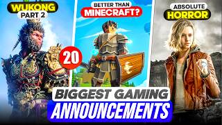 Wukong Part 2, New Game Like Minecraft,  RE Requiem | 20 New Gaming Announcements | Gamesom ONL 2025