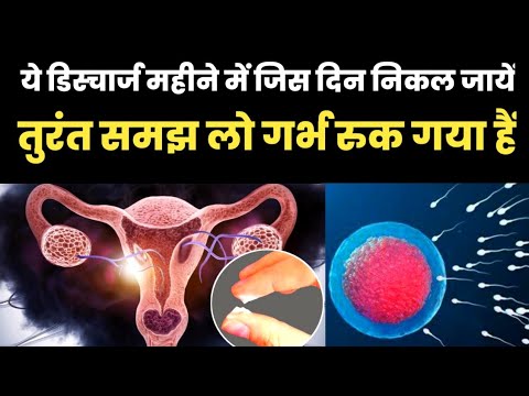 ये डिस्चार्ज महीने में जिस दिन निकल जायें तुरंत समझ लो गर्भ रुक गया है|Early pregnancy symptoms|