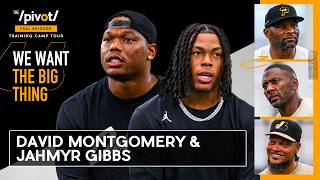 Detroit's Duo David Montgomery & Jahmyr Gibbs on new offense, Jared Goff & winning it all| The Pivot