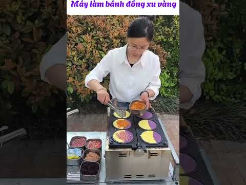 Máy Làm Bánh Đồng Xu Vàng Hàn Quốc 3 khuôn