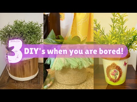 Unique Planter Ideas for your home 🏡 3 IDEAS