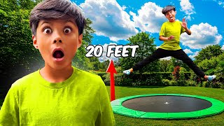 We Tried 5 Levels Of Trampolines!