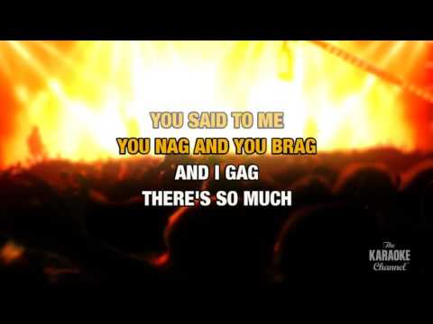 Shut Up in the style of Kelly Osbourne | Karaoke with Lyrics