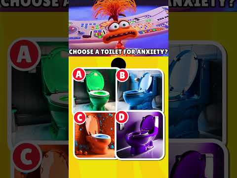 Choose the Bathroom of Inside Out 2 Characters 🌊🛁🔥 Choose Correctly! 🧠