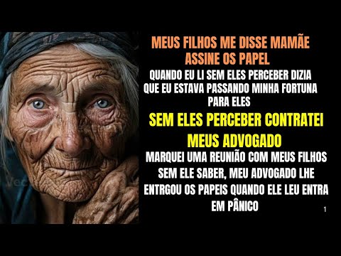 Filhos obrigaram mãe assinar os papéis passando toda sua fortuna, mas eles não esperavam por isso...