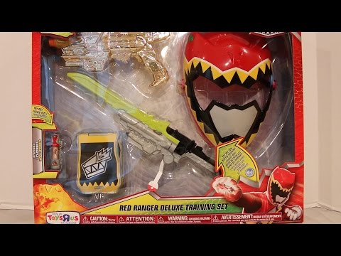 Red Ranger Deluxe Training Set Review [Power Rangers Dino Charge]