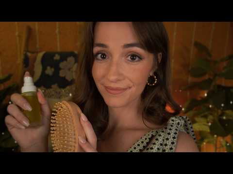 ASMR | The BEST Face and Hair Pampering 💖 (personal attention, layered sounds, real hair)