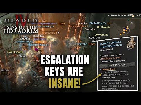 NEW LEGENDARY ESCALATION KEYS ARE INSANE 30+ GOBLIN RUNS