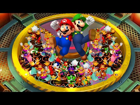 Super Mario Party - Lucky Family Battles - Mario Brothers vs Bowser Brothers