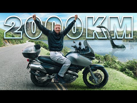 Mit dem billigsten Motorrad von Ebay von Berlin nach Loch Ness (2000km)