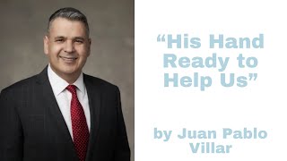 Discussing "His Hand Ready to Help US" by Juan Pablo Villar