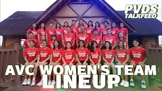 AVC WOMEN'S NATIONAL TEAM LINEUP 2021 | pvd sports