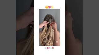 Not so casual hairstyle 🎀💗 #shorts #ytshorts #youtube #viralvideo #trending #hairstyle #fyp #viral