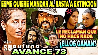 PLEITO ESME Y ELI VS JANETTE💥 QUIEREN MANDAR AL RASTA A EXTINCIÓN 72 avance 73 #Survivor México 2025