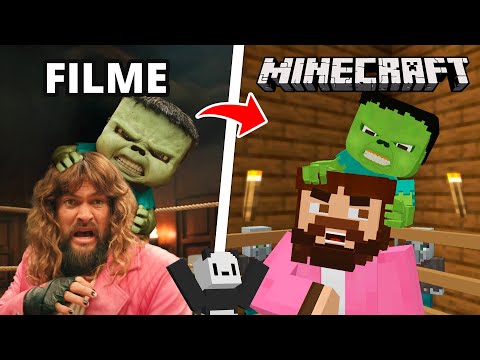 Recriei as Cenas do Filme Minecraft no Minecraft
