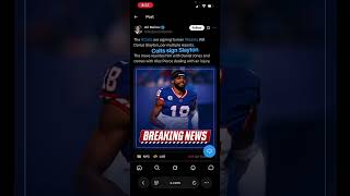 Colts sign Darius Slayton #colts #indianapoliscolts #nfl #nationalfootballleague #freeagent #signing