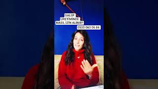 Salep üretiminde izin