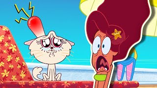Zig & Sharko | NEW SEASON 4 😭 BABY CAT - Compilation in HD