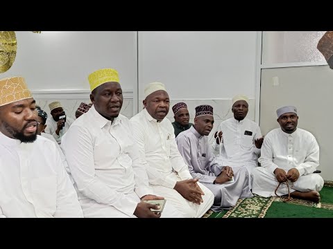 HAFLA YOTE YA MAPOKEZI DUA PAMOJA NA HADHARA KWA MAHUJAJI WA AHBABUR RASUL CHINI YA SHEKH KIDAGO DAR