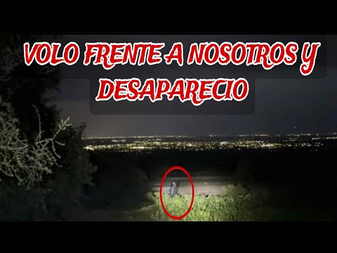 Bruja voló frente a nosotros 